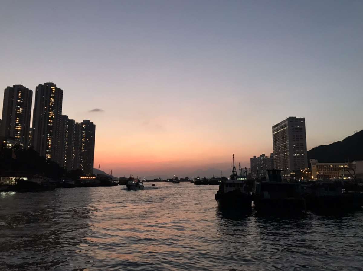 The Last Boat Sunset